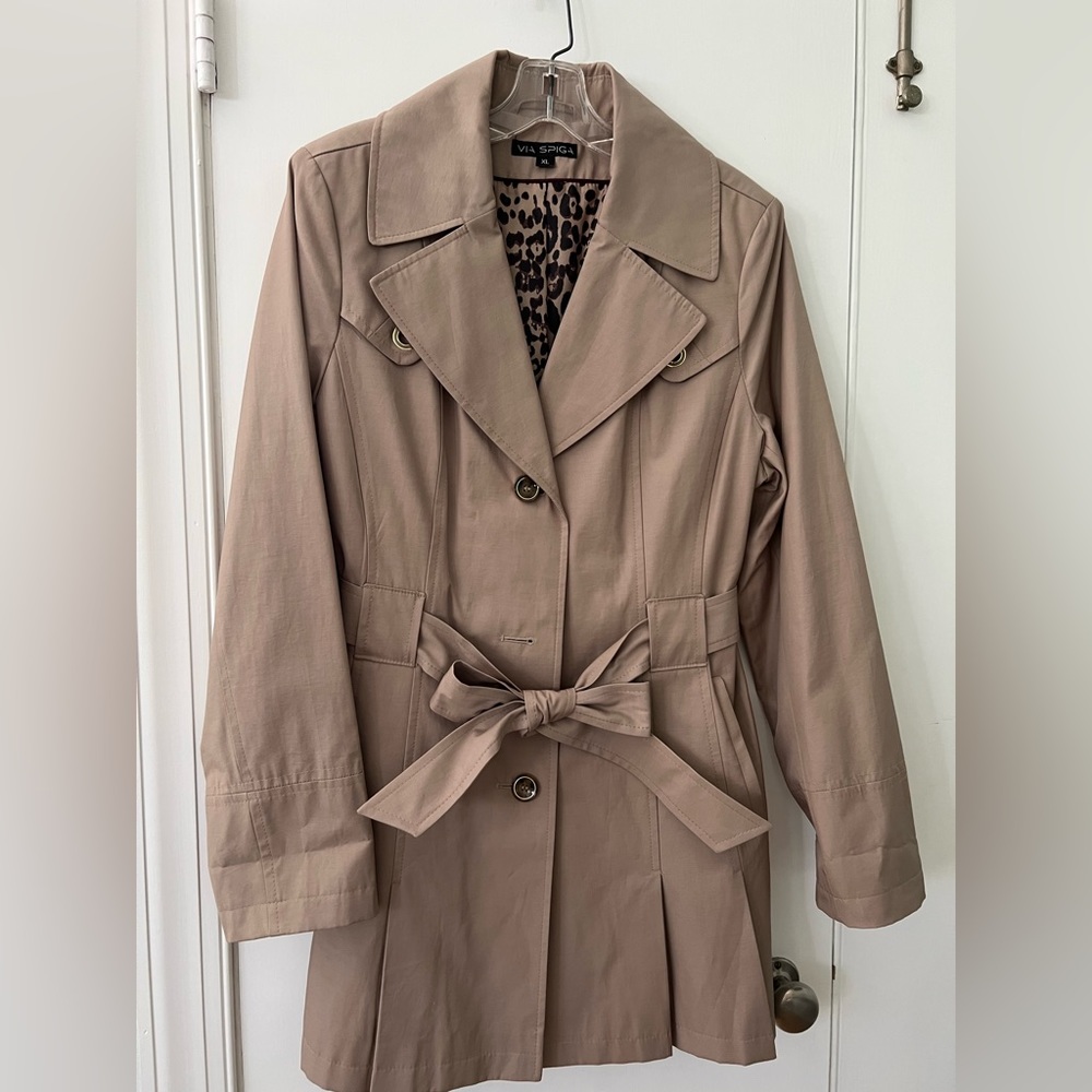 Via Spiga XL thigh length trench